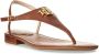 Polo Ralph Lauren Casual Camel Leren Dames Sandalen Brown Dames - Thumbnail 6