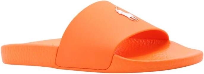 Polo Ralph Lauren Mannen Wasbeer Sliders Orange Heren