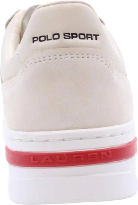 Polo Ralph Lauren Stijlvolle Herensneakers Beige Heren