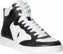 Polo Ralph Lauren High top sneakers van echt leer met labelstitching - Thumbnail 5