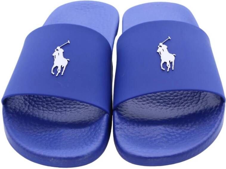 Polo Ralph Lauren Stijlvolle Wezel Slippers voor Mannen Blue Heren