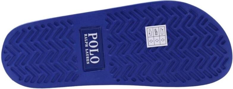 Polo Ralph Lauren Stijlvolle Wezel Slippers voor Mannen Blue Heren