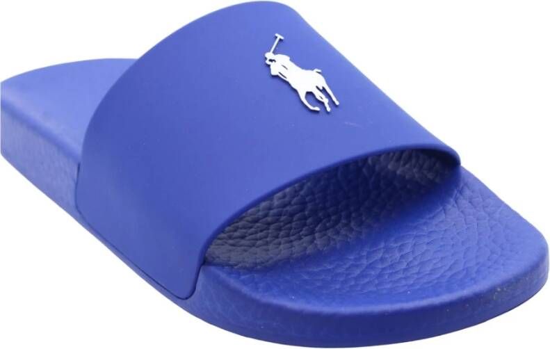 Polo Ralph Lauren Stijlvolle Wezel Slippers voor Mannen Blue Heren