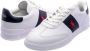 Polo Ralph Lauren Witte blauwe en rode sneakers White Heren - Thumbnail 6