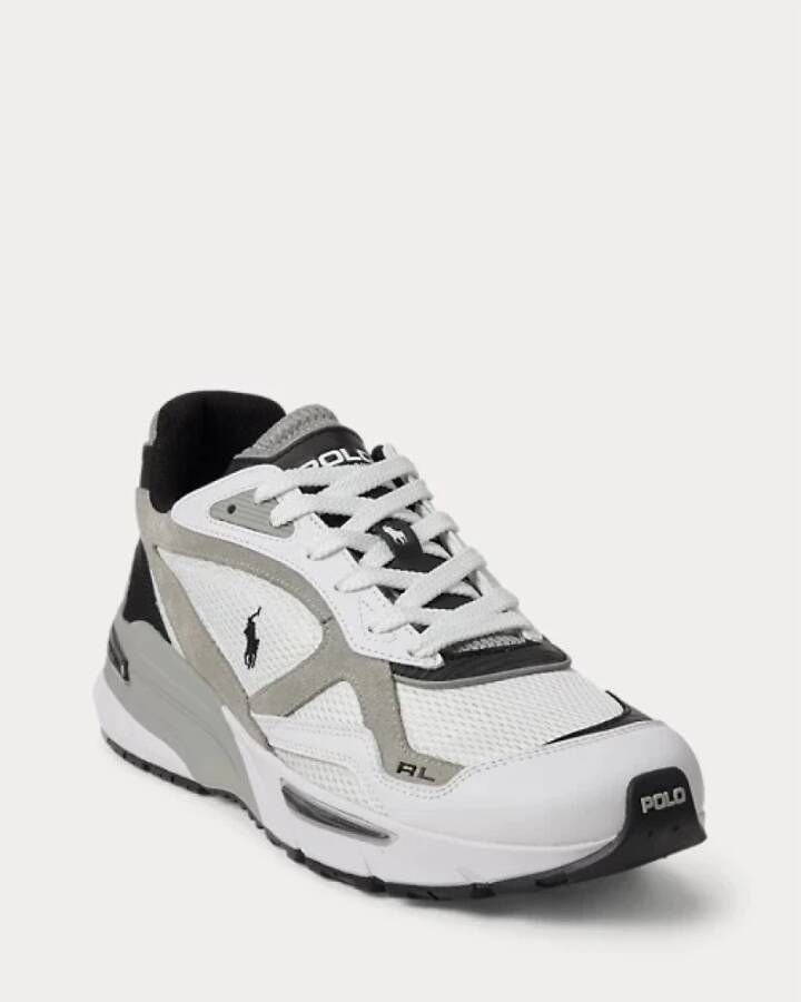 Polo Ralph Lauren Witte Grijze Sneakers met EVA Tussenzool White Heren