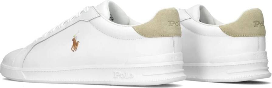 Polo Ralph Lauren Witte HRT Court Lage Sneakers White Heren