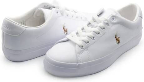Polo Ralph Lauren Witte leren sneakers Longwood-Sk-Vlc White Heren
