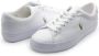 Polo Ralph Lauren Sneakers van leer met labelstitching model 'LONGWOOD' - Thumbnail 6