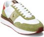 Polo Ralph Lauren Witte Groene Sneakers met Rubberen Zool Multicolor Heren - Thumbnail 2