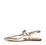 Pomme D'or Gouden leren slingback sandalen Yellow Dames - Thumbnail 3