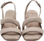 Pomme D'or Glove Sand Hoge Hak Sandalen Beige Dames - Thumbnail 2