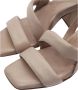 Pomme D'or Glove Sand Hoge Hak Sandalen Beige Dames - Thumbnail 4