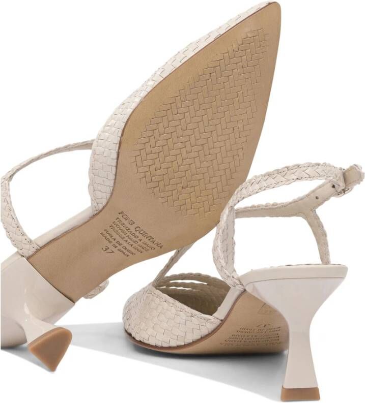 Pons Quintana Beige Leren Hakken