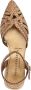 Pons Quintana Bronzen Metallic Geweven Leren Sandaal - Thumbnail 2