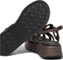 Pons Quintana Bruine Leren Sandalen Stijlvol Zomer Kleding - Thumbnail 2