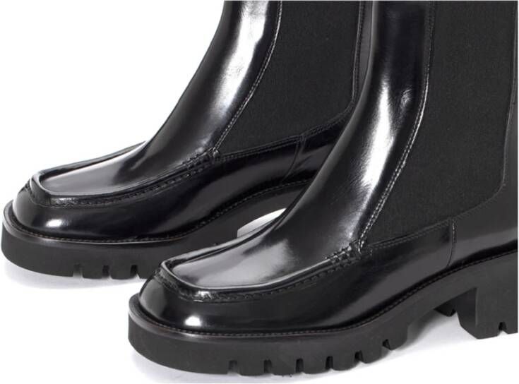Pons Quintana Chelsea Boot Leer Elastische Mocassin Stijl