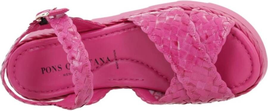 Pons Quintana Flat Sandals Pink Dames