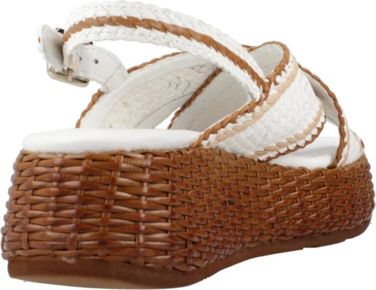 Pons Quintana Flat Sandals White Dames