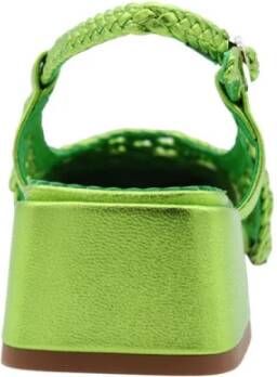 Pons Quintana Girasol Slingback Sandalen Green Dames