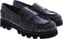 Pons Quintana Grijs Croco Lak Loafer Gray Dames - Thumbnail 4