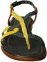 Pons Quintana Handgeweven Multicolor Leren Sandaal Multicolor Dames - Thumbnail 4