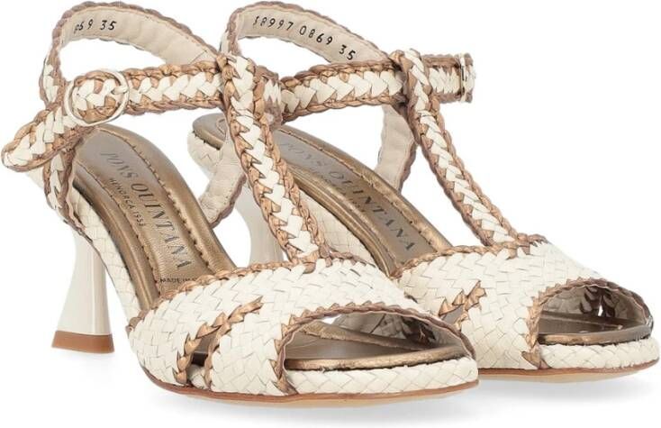 Pons Quintana Ivory Sandal Forli Style Beige Dames