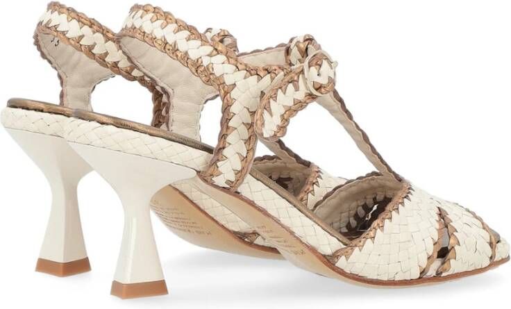 Pons Quintana Ivory Sandal Forli Style Beige Dames