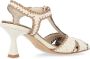 Pons Quintana Ivoor Hoge Hak Sandaal Forli Stijl Beige Dames - Thumbnail 5