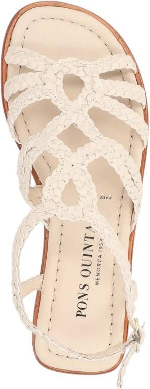 Pons Quintana Ivory Tina Sandal Beige Dames