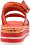 Pons Quintana Stijlvolle Platte Sandalen voor Vrouwen Orange Dames - Thumbnail 6