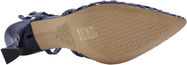 Pons Quintana Elegante Slingback Hakken Blue Dames
