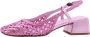 Pons Quintana Jazmin Slingback Hakken Pink Dames - Thumbnail 4