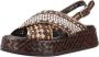 Pons Quintana Stijlvolle platte sandalen voor vrouwen Brown Dames - Thumbnail 6