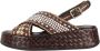 Pons Quintana Stijlvolle platte sandalen voor vrouwen Brown Dames - Thumbnail 7
