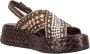 Pons Quintana Stijlvolle platte sandalen voor vrouwen Brown Dames - Thumbnail 9