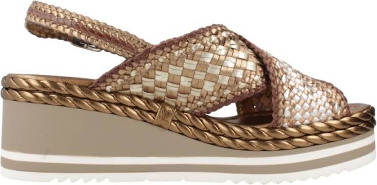Pons Quintana Wedges Brown Dames