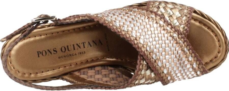 Pons Quintana Wedges Brown Dames
