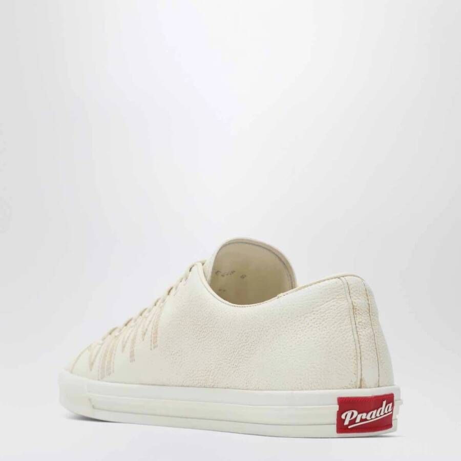 Prada Beige Lage Sneakers