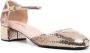 Prada Beige Paillet Geborduurde Hak Schoenen Beige Dames - Thumbnail 2