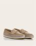 Prada Biarritz Espadrilles Suède Rubber Leer Beige Heren - Thumbnail 8