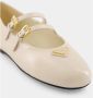 Prada Crème Ballerina met dubbele band - Thumbnail 2
