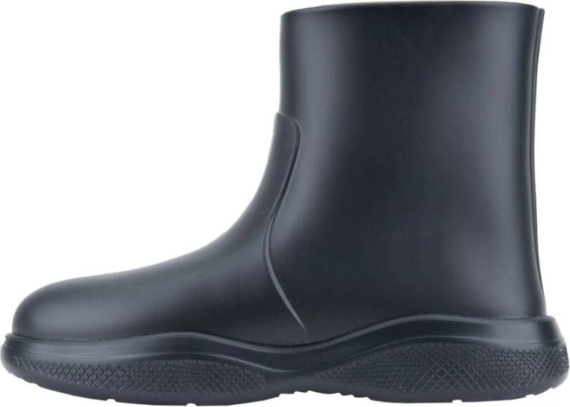 Prada Dames Slip-On Rubberlaarzen Black Dames