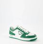 Prada Downtown Bicolor Leren Sneakers Green Heren - Thumbnail 2