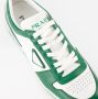 Prada Downtown Bicolor Leren Sneakers Green Heren - Thumbnail 5