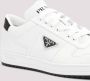 Prada Downtown Sneakers Zwart en Wit White Heren - Thumbnail 4
