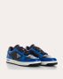 Prada Downtown Sportieve Retro Leren Sneakers Blue Heren - Thumbnail 2