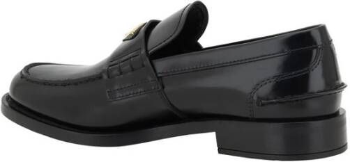 Prada Elegante leren loafers met iconische details Black Dames