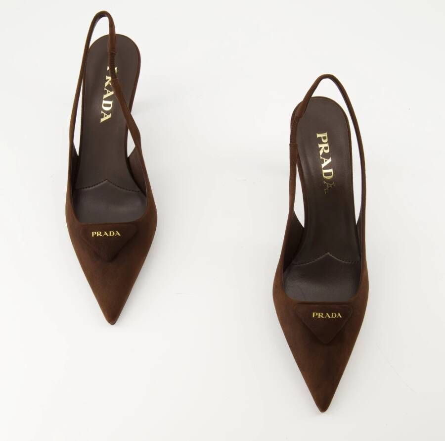 Prada Fluwelen pumps voor vrouwen