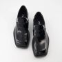 Prada Gestoffeerde Lederen Loafers Black Dames - Thumbnail 6