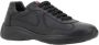 Prada Gestructureerd Leren Lage Sneakers Black Heren - Thumbnail 3